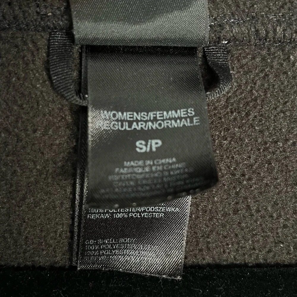 Black Women’s The North Face Zip Up Fleece Zip Up Jacket Size S